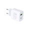 شارژر دیواری 20W فست و PD دو پورت Denmen مدل DC21